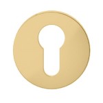 Cilinderrozet DND Fine bright gold PVD