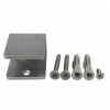 Trapleuninghouder plat RVS geborsteld Trapleuninghouder plat RVS geborsteld