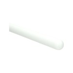 Trapleuning rond wit gegrond 100cm