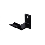 Trapleuninghouder hol modern zwart gepoedercoat beton-steen