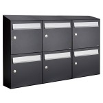 Flow set 3-breed, 2-hoog met dak zwart