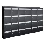 Flow set 6-breed, 4-hoog met dak zwart