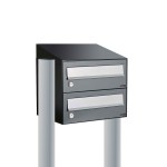 Hive set 1-breed, 2-hoog met dak op statief antraciet