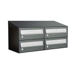 Hive set 2-breed, 2-hoog met dak antraciet