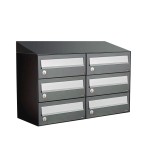 Hive set 2-breed, 3-hoog met dak antraciet