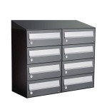Hive set 2-breed, 4-hoog met dak antraciet