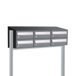 Hive set 3-breed, 2-hoog met dak op statief antraciet