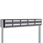 Hive set 5-breed, 2-hoog met dak op statief antraciet