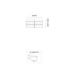 Hive set 2-breed, 2-hoog met dak antraciet