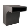 Post inbouwkast Stoer 40 tot 55cm antraciet