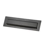 Briefplaat Stoer! Antraciet 340x95mm
