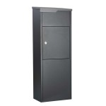 Pakketkast Allux 650 zwart antraciet
