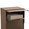 Pakketkast Stoer corten staal look