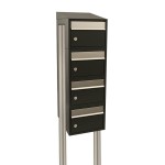 Brickset 4-hoog met dak op statief antraciet