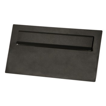 Briefplaat Stoer Rome XL zwart