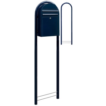 Brievenbus Bobi Classic Zwartblauw + statief