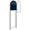 Brievenbus Bobi Classic Zwartblauw + statief