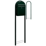 Brievenbus Bobi Classic Zwartgroen + statief