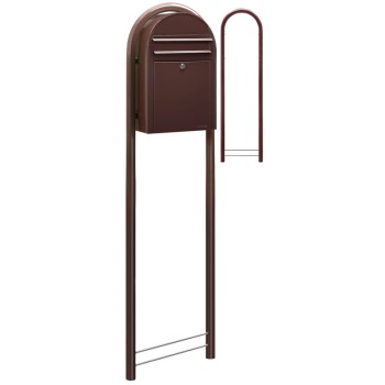 Brievenbus Bobi Classic Bruin + statief
