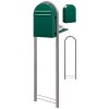 Brievenbus Bobi Classic Back Donkergroen + statief