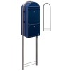 Brievenbus Bobi Duo Donkerblauw + statief