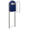 Brievenbus Bobi Grande Donkerblauw + statief