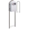 Brievenbus Bobi Grande Wit + statief