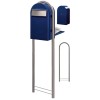 Brievenbus Bobi Grande Back Donkerblauw + statief