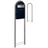 Brievenbus Bobi Grande S Zwartblauw + statief