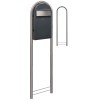 Brievenbus Bobi Grande S Grijs + statief