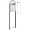 Brievenbus Bobi Grande S Wit + statief