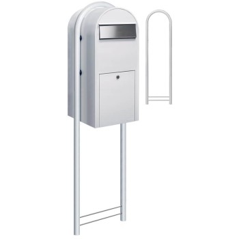 Brievenbus Bobi Jumbo Wit + statief