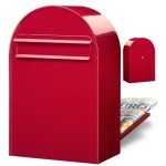 Brievenbus Bobi Classic Back Helderrood