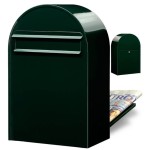 Brievenbus Bobi Classic Back Zwartgroen