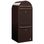 Brievenbus Bobi Duo Bruin
