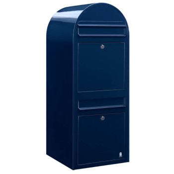 Brievenbus Bobi Duo Donkerblauw