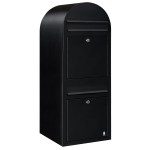 Brievenbus Bobi Duo Zwart