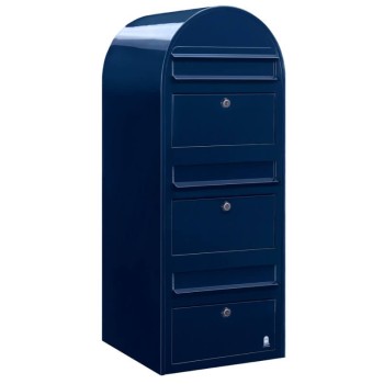 Brievenbus Bobi Trio Donkerblauw