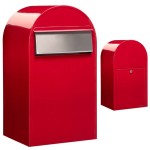 Brievenbus Bobi Grande Back Helderrood