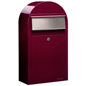 Brievenbus Bobi Grande S Bordeauxrood