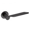 Deurkruk DND Levante rond rozet gun metal PVD