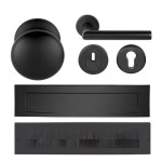 Complete voordeurset Gunmetal PVD