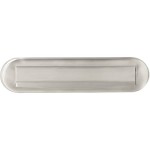 Briefplaat ovaal RVS AISI 304