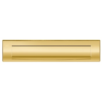 Briefplaat recht Gold BIOV