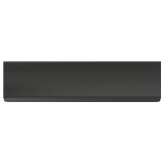 Tochtklep met borstel Black Pearl BIOV