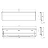 Tochtklep met borstel RVS ASG 304 Tochtklep met borstel RVS ASG 304