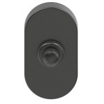Beldrukker ovaal Black Pearl BIOV