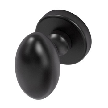 Deurknop Remo Noir BIOV (draaibaar, enkel)