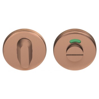 Toiletgarnituur  Basic  LBWC50 PVD mat brons met vrij bezet indicatie