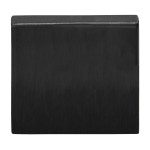 Blindplaatje Basic BSQN53 mat zwart